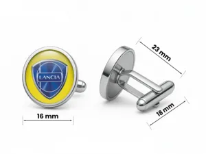 Lancia Branded Cufflinks Luxury High End Professional Tuning